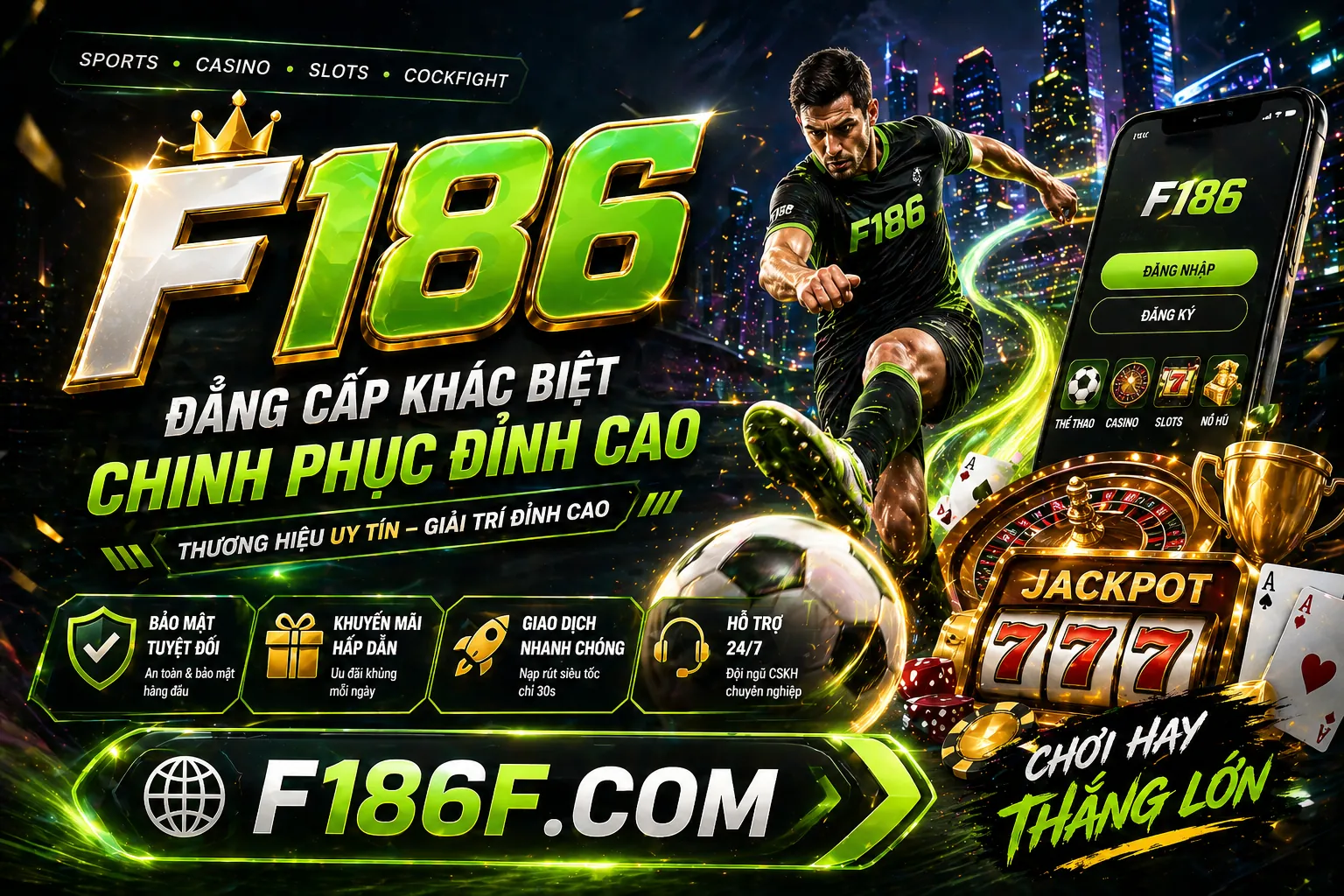 Sân vận động với các môn thể thao khác nhau và logo mwc77 nhà cái